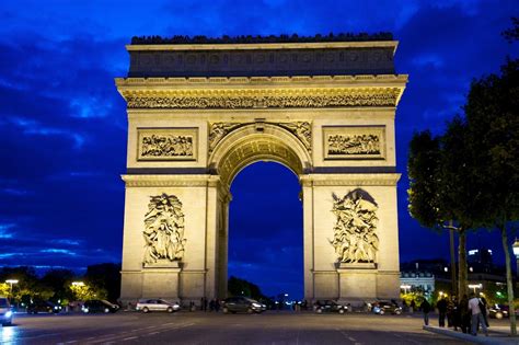 Arc De Triomphe De LÉtoile Paris France Arc De Triomphe Paris