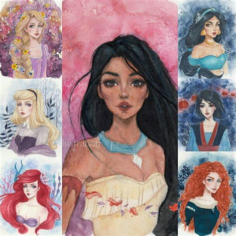 Princesses By Aria Illustration On Deviantart 😍👑💫 🔶