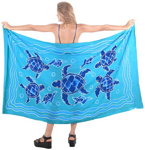 Happy Bay Cool Rayon Fabric Sarong Bathing Suit Wrap Cover Ups Womens Swimsuit Swimwear