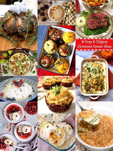 Plan your christmas menu using our best christmas ideas and recipes, including appetizer, side dish, and dessert ideas. 30 Elegant Christmas Dinner Menu Ideas | Grits and Pinecones