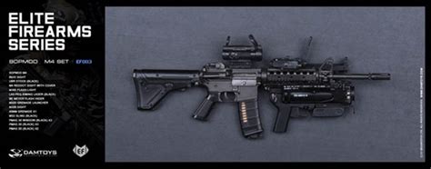 Sopmod Ii M4 Version 3 Elite Firearms Series Dam 16 Scale Accessory