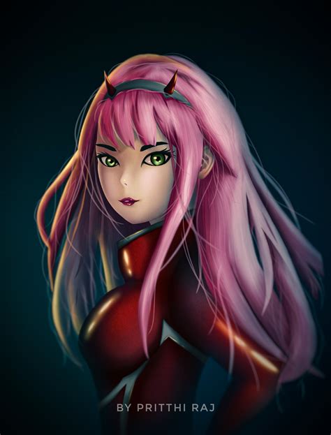 Artstation Zero Two Fan Art