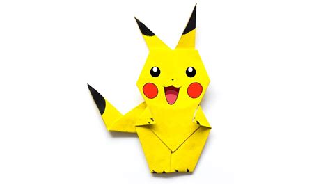 Pokemon Pikachu Easy Origami Pokemon Youtube