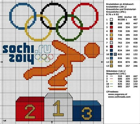 Free video game and geek cross stitch patterns to download by lord libidan. Olympische spelen 2014 Sotsji free pattern cross stitch ...