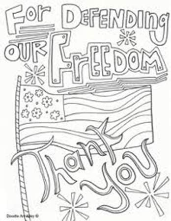 Thank You For Your Service Coloring Pages at GetDrawings ...