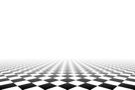 Checkered Tile Geometric Perspective Checkerboard Surface