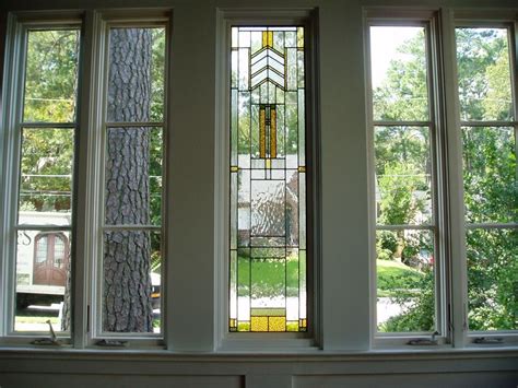 Craftsman Stained Glass Window Windows Craftsman Style Home Stained Glass Windows