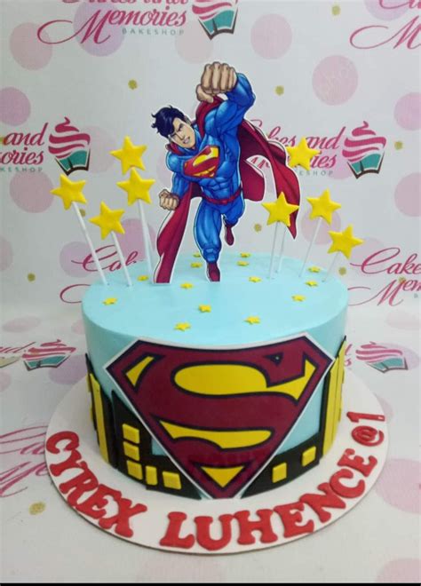 Superman Cake 1101 Cakes And Memories Bakeshop