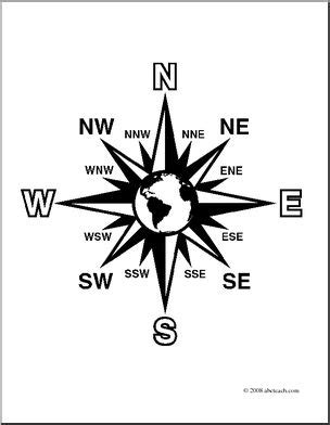 Please see our full disclosure if you'd like more information. Clip Art: Map Elements: Compass 2 (coloring page) I ...