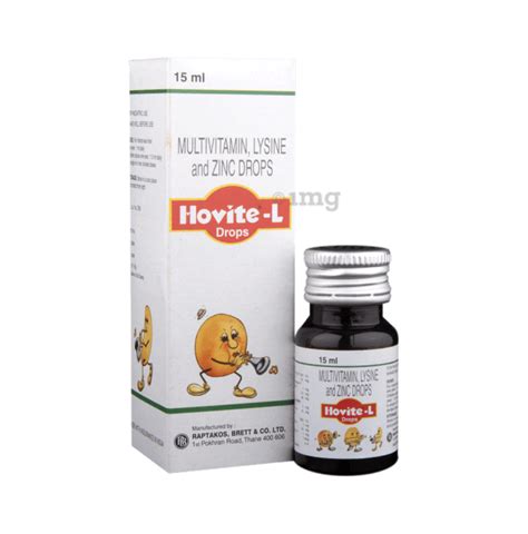 Hovite L Drops Buy Bottle Of 15 Ml Drop At Best Price In India 1mg