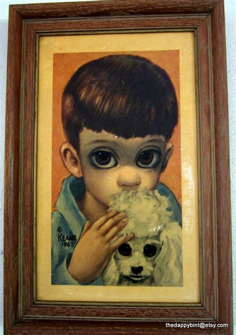 Margaret Keane A Boy And His Dog Fair Condition Yellowed