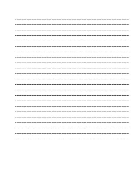 Handwriting Paper Printable Lined Paper Lined Paper Templates