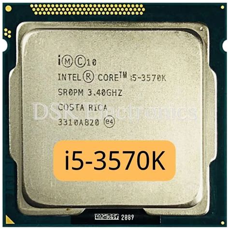 Intel Core I5 3570k I5 3570k 34 Ghz Quad Core Quad Thread Cpu