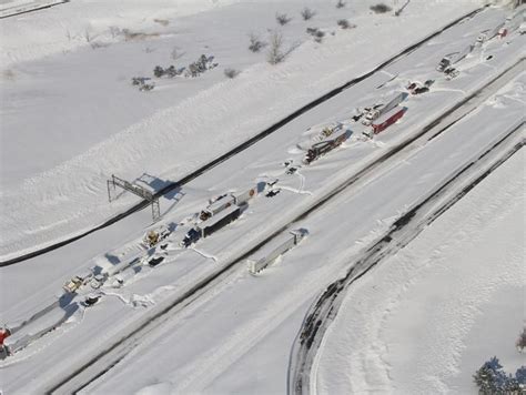 Aerial Images Of The Snowstorm In Buffalo