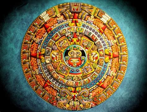 La Piedra Del Sol O Calendario Azteca Calendario Azteca Aztecas
