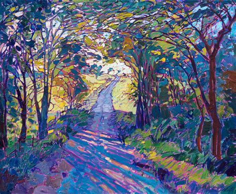 Mosaic Of Trees Contemporary Impressionism Paintings By Erin Hanson