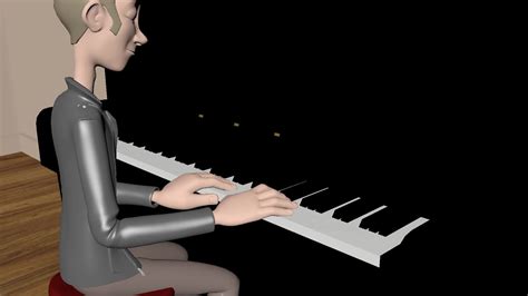 Artstation Piano Animation