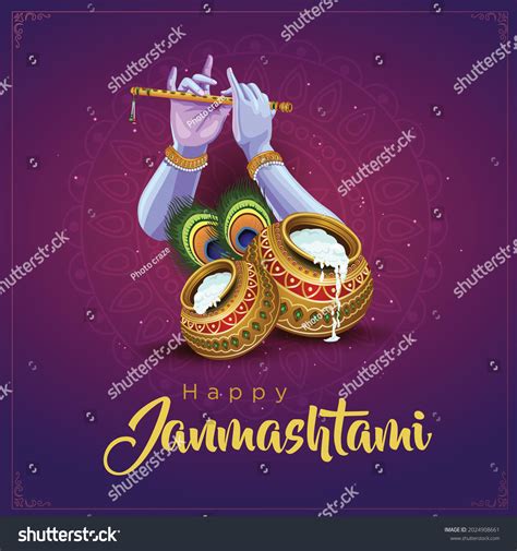 1003 Happy Janmashtami Flyer Images Stock Photos And Vectors Shutterstock