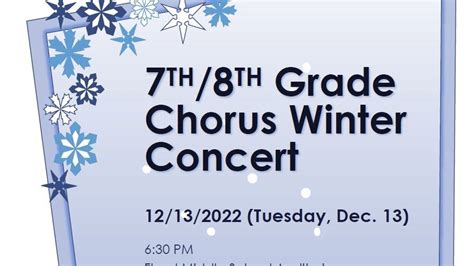 78 Grade Winter Chorus Concert