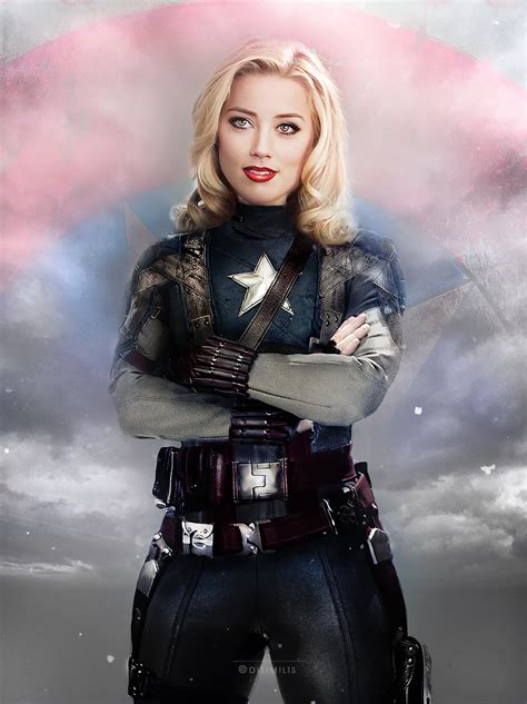 Amber Heard As Captain America Dude Pinterest Captain America