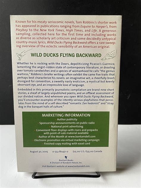 Wild Ducks Flying Backwards The Short Writings Of Tom Robbins By Tom