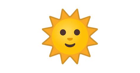 🌞 Sol Con Cara Emoji