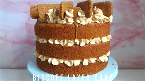 Naked Biscoff Layer Cake Recipe Brown Sugar Sponge Cake The Geeky