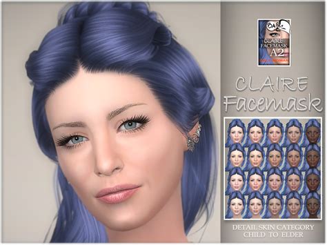 The Sims Resource Claire Facemask