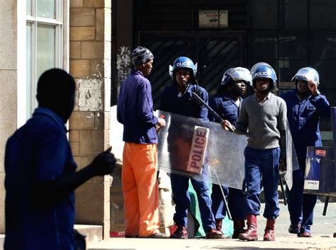 Zimbabwe Harare Demonstration