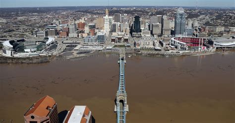 Aerial Photos Of The Flooded Ohio River Around Cincinnati