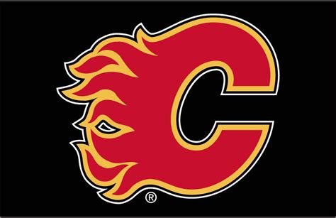 Team roster, salary, cap space and daily cap tracking for the calgary flames nhl team and their respective ahl team. Calgary Flames Primary Dark Logo - National Hockey League (NHL) - Chris Creamer's Sports Logos ...