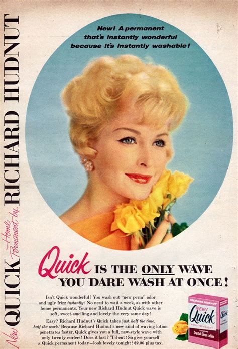quick perm vintage ads 1950s vintage cosmetics advertising history