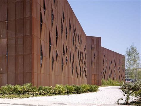 Raif Dinçkök Cultural Center Shades Of Corten Steel