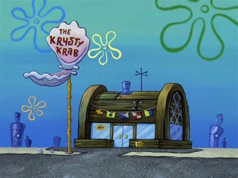 They are scavengers by nature who can survive on both animal and plant life, which explains how patrick has been seen eating at both the krusty krab and the chum bucket. The Krusty Krab | Bloemen, Verf