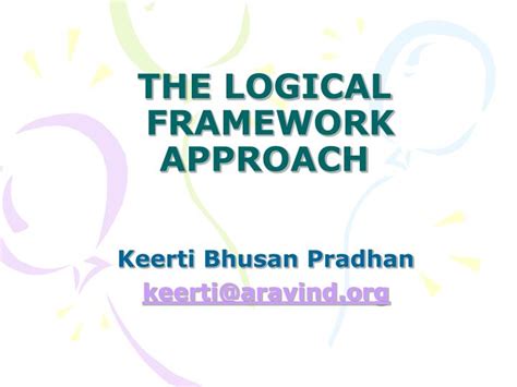 Ppt The Logical Framework Approach Powerpoint Presentation Free