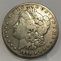 1895-S $1 Morgan Silver Dollar $1 Rare U.S. Silver Coin Fine/Very Fine ...
