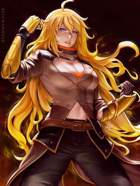 Yang By Sciamano240 Rwby Rwby Rwby Yang Rwby Anime