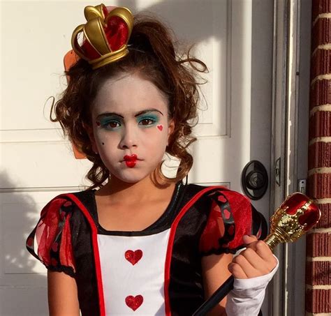 Queen Of Hearts Makeup For Little Girl Created Using Loreals True
