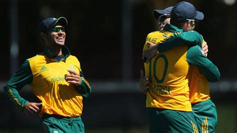 South africa beat west indies by 257 runs. South Africa vs West Indies 2015, 4th ODI at Port ...