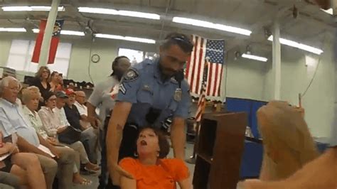 Police Forcibly Remove Woman From Chatham County Board Of Elections Meeting