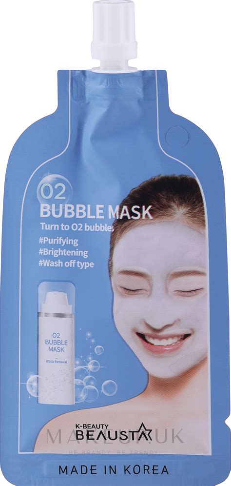 Oxygen Face Mask Beausta O2 Bubble Mask Makeupuk