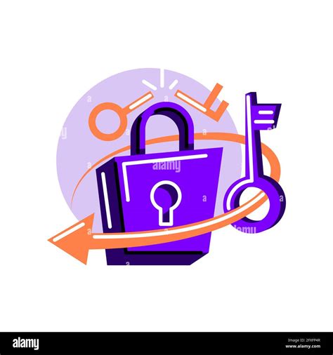 Change Password Vector Icon In Bold Line Style Stock Vector Image