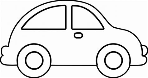 Details van kleurplaat auto peuter auto auto tekeningen vervoer. Big and Easy Simple Car Coloring Pages | Free coloring ...
