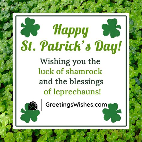 St Patricks Day Wishes 17th March Greetings Wishes