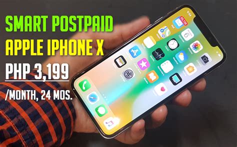 These days, people rely heavily on smartphones to send and receive important messages through texting, calling, and even online communication. Smart Postpaid Apple iPhone X Plans Total Monthly Payment ...