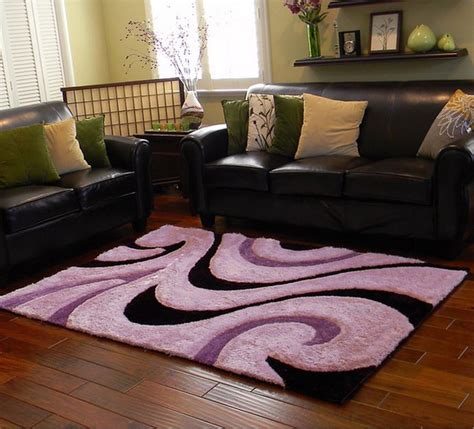 Purple Rugs For Your Contemporary Living Room Cute Furniture