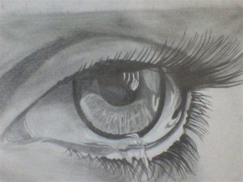 Dibujos A Lápiz De Ojos Llorando Hermosos Y Perfectos