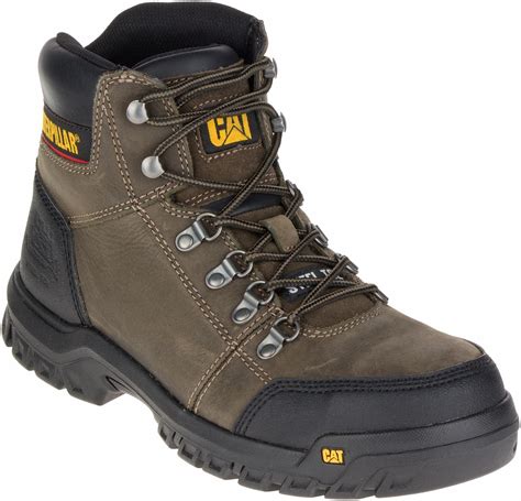 27 Hq Photos Cat Work Boots Caterpillar Outline Steel Toe Black