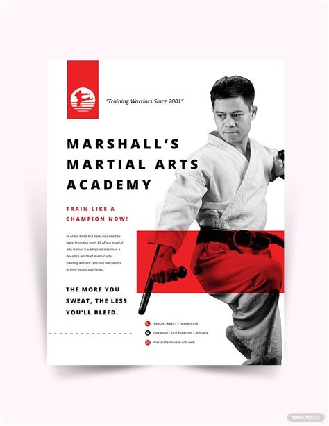 Martial Arts Flyer Template