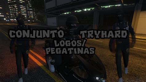 Conjunto Tryhard Con Logospegatinas Modo Creador Gta 5 Online Ps4xbox